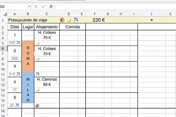 Cómo Hacer Un Presupuesto De Viaje En Excel ¿cuánto Necesito Ahorrar Para Viajar 8838