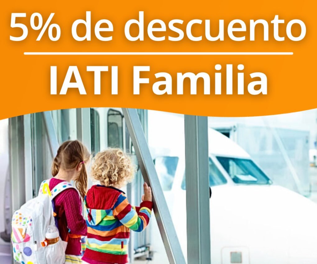 Descuento del 5% en los seguros de viaje de Iati para familias